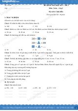 Đề kiểm tra học kì 2 Toán 2 Cánh diều - Đề số 5